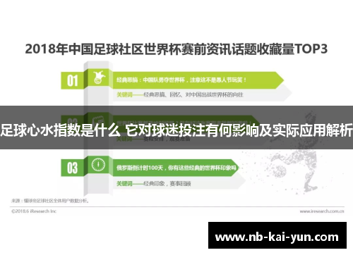 足球心水指数是什么 它对球迷投注有何影响及实际应用解析